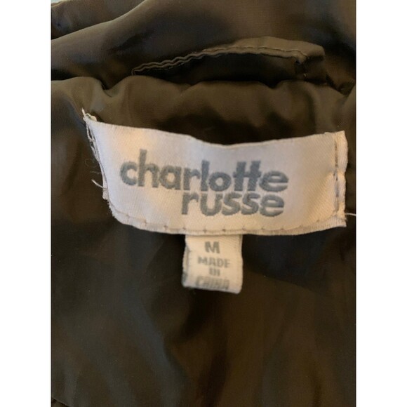 Army Green Puffer Jacket women Sz M - Picture 7 of 7